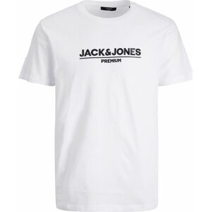 Tričko 'Jadon' jack & jones černá / bílá