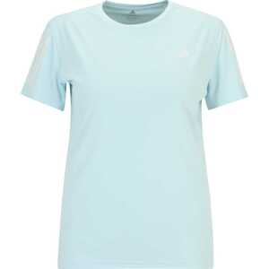 Funkční tričko 'Own The Run' ADIDAS SPORTSWEAR světlemodrá / bílá