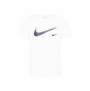 Tričko Nike Sportswear černá / bílá