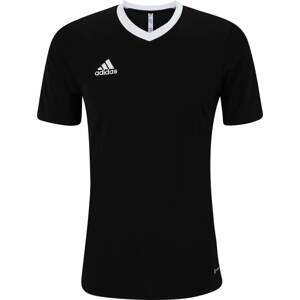 Funkční tričko 'Entrada 22' ADIDAS SPORTSWEAR černá / bílá