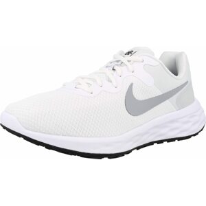 Běžecká obuv 'Revolution 6' Nike šedá / bílá / offwhite