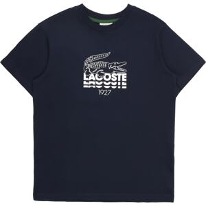 Tričko Lacoste námořnická modř / bílá