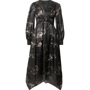 Šaty 'ESTELLE TITANIA' AllSaints velbloudí / černá / bílá