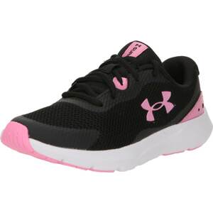 Sportovní boty 'Surge 3' Under Armour světle růžová / černá / bílá