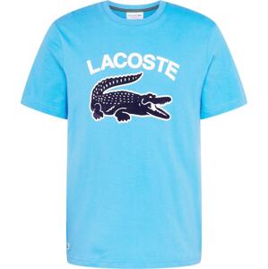 Tričko Lacoste námořnická modř / azurová / bílá