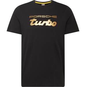 Funkční tričko Puma zlatá / černá