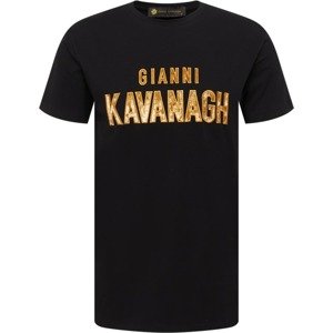 Tričko Gianni Kavanagh zlatě žlutá / černá