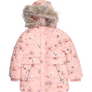 Zimní bunda STACCATO růžová / starorůžová / černá / bílá