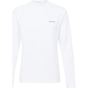 Tričko Calvin Klein antracitová / bílá