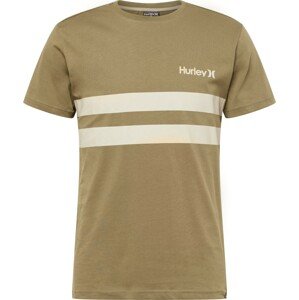 Funkční tričko 'OCEANCARE' hurley krémová / khaki