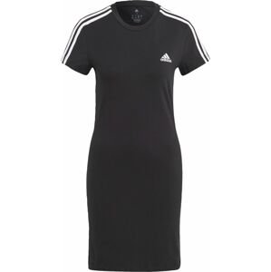 Sportovní šaty 'Essentials 3-Stripes' ADIDAS SPORTSWEAR černá / bílá