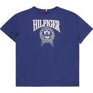 Tričko 'Varsity' Tommy Hilfiger marine modrá / námořnická modř / červená / bílá