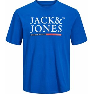 Tričko 'Coddy' jack & jones modrá / námořnická modř / červená / bílá