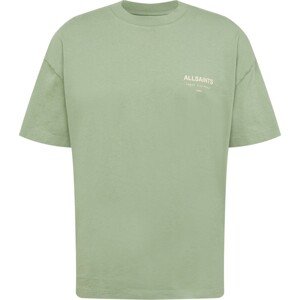 Tričko 'UNDERGROUND' AllSaints béžová / pastelově zelená
