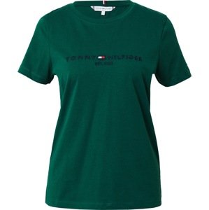 Tričko Tommy Hilfiger námořnická modř / tmavě zelená / červená / bílá