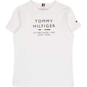 Tričko Tommy Hilfiger červená / černá / bílá