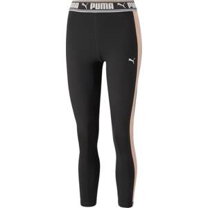 Sportovní kalhoty Puma starorůžová / černá / bílá
