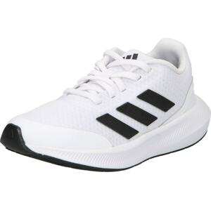 Sportovní boty 'Runfalcon 3 Lace' ADIDAS SPORTSWEAR černá / bílá