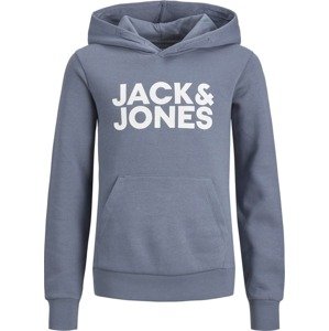 Mikina Jack & Jones Junior chladná modrá / bílá