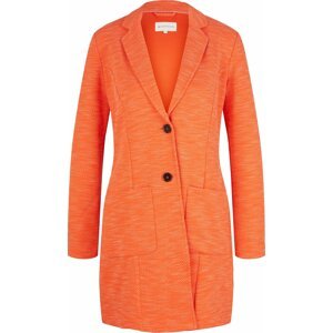 Přechodný kabát Tom Tailor oranžový melír