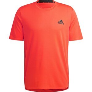 Funkční tričko 'Designed For Movement' ADIDAS SPORTSWEAR oranžově červená / černá
