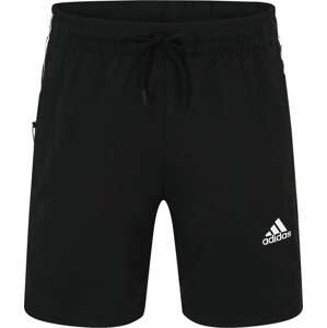Sportovní kalhoty 'Aeroready Essentials Chelsea 3-Stripes' ADIDAS SPORTSWEAR černá / bílá