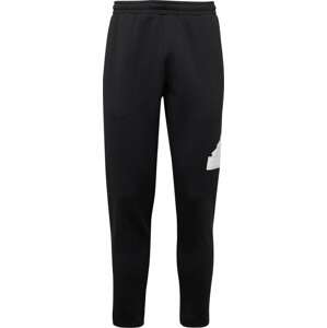 Sportovní kalhoty ADIDAS SPORTSWEAR černá / bílá