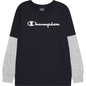 Tričko Champion Authentic Athletic Apparel šedý melír / červená / černá / bílá