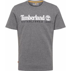 Tričko Timberland grafitová / černá / bílá