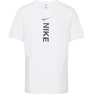 Tričko Nike Sportswear modrá / černá / bílá