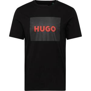Tričko 'Dulive' HUGO červená / černá