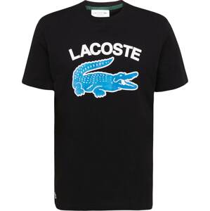 Tričko Lacoste nebeská modř / černá / bílá