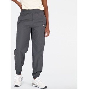 Sportovní kalhoty New Balance šedá / bílá