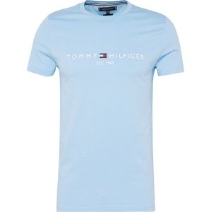 Tričko Tommy Hilfiger námořnická modř / světlemodrá / červená / bílá