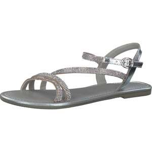 Páskové sandály tamaris stříbrná