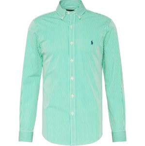 Košile Polo Ralph Lauren zelená / bílá