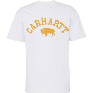 Tričko Carhartt WIP hořčicová / šedý melír