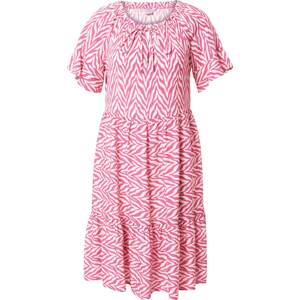 Šaty 'Aisling' ZABAIONE pink / barva bílé vlny
