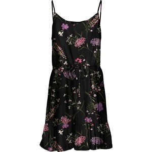 Šaty 'EASY' Vero Moda olivová / fialová / světle růžová / černá