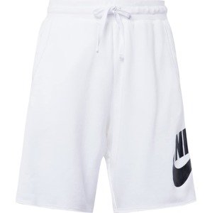 Kalhoty 'Club Alumini' Nike Sportswear černá / offwhite