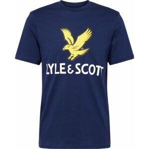 Tričko Lyle & Scott námořnická modř / žlutá / černá / bílá