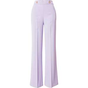 Kalhoty s puky pinko fialová