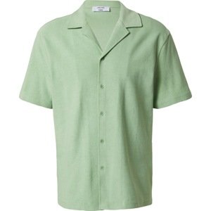 Košile 'Johann Terry' DAN FOX APPAREL světle zelená