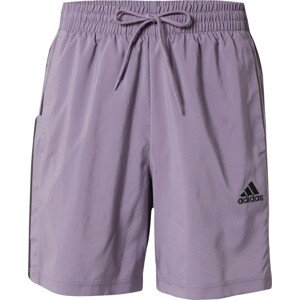 Sportovní kalhoty 'Aeroready Essentials Chelsea 3-Stripes' ADIDAS SPORTSWEAR fialová / černá