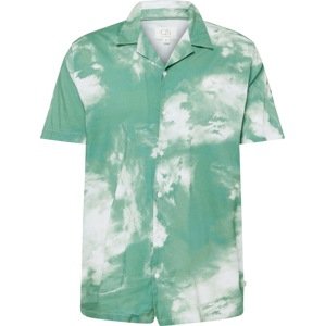 Košile QS by s.Oliver zelená / bílá