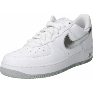 Tenisky 'AIR FORCE 1 LOW RETRO' Nike Sportswear stříbrná / bílá