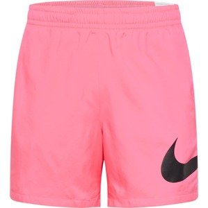 Kalhoty Nike Sportswear pink / černá