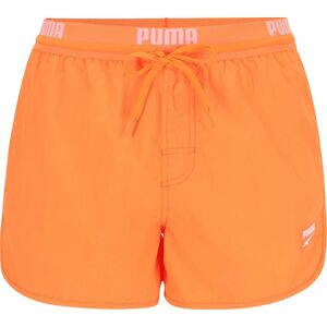 Plavecké šortky Puma oranžová / růžová