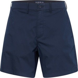 Chino kalhoty Abercrombie & Fitch námořnická modř