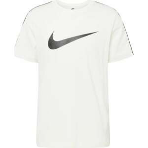 Tričko Nike Sportswear limetková / černá / bílá